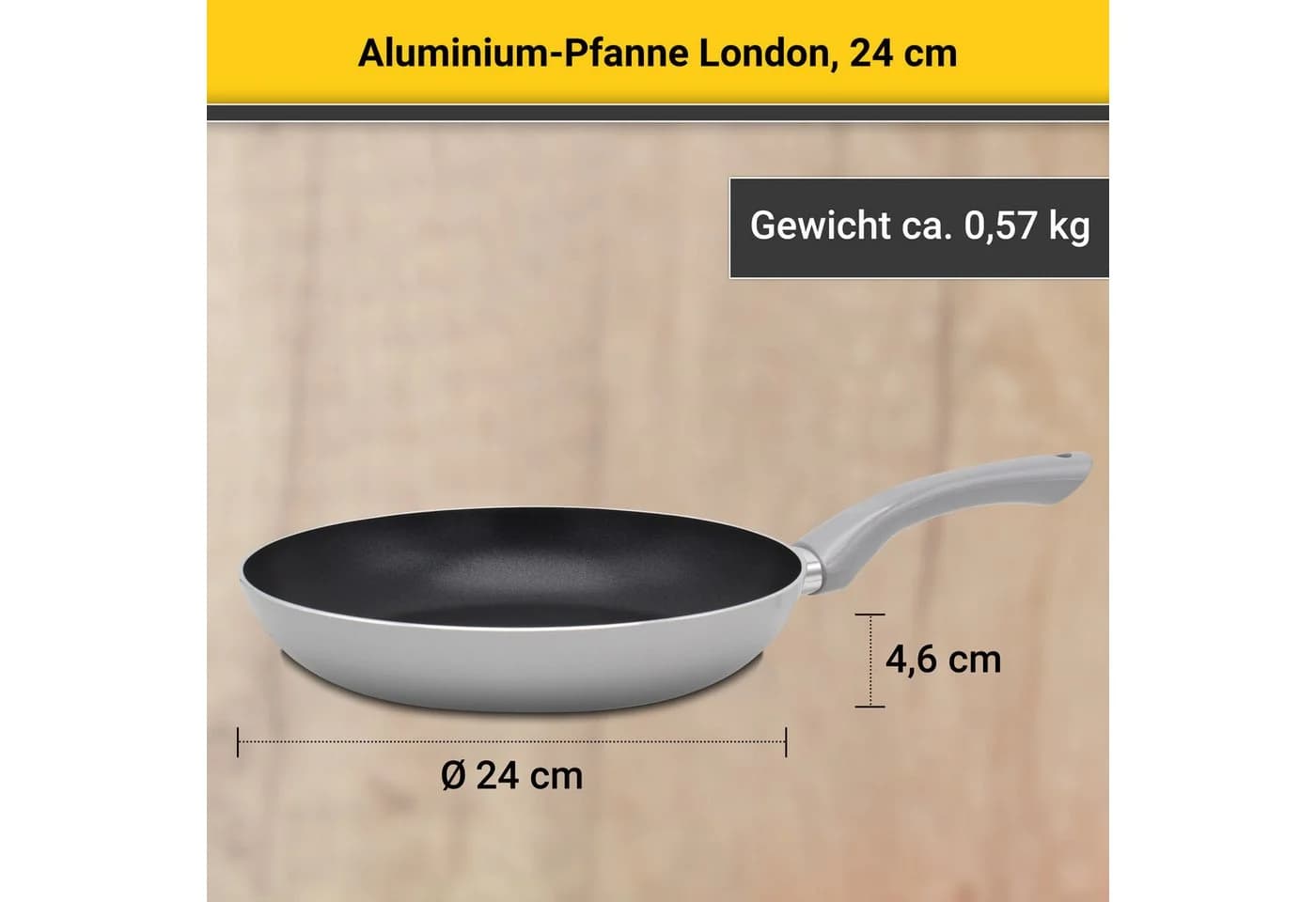 Krüger Bratpfanne London Aluminium Antihaft Induktion - Bild 5