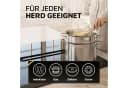 Krüger Spaghettitopf Edelstahl 18/0 Ø 24 cm mit Glasdeckel Bild 3