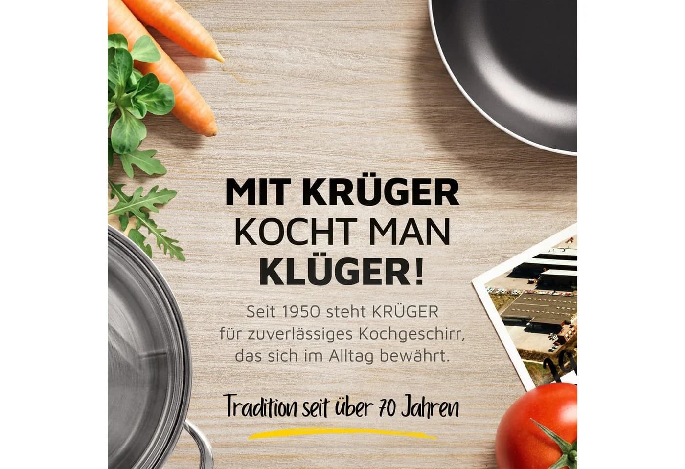 Krüger Spaghettitopf Edelstahl 18/0 Ø 24 cm mit Glasdeckel - Bild 5