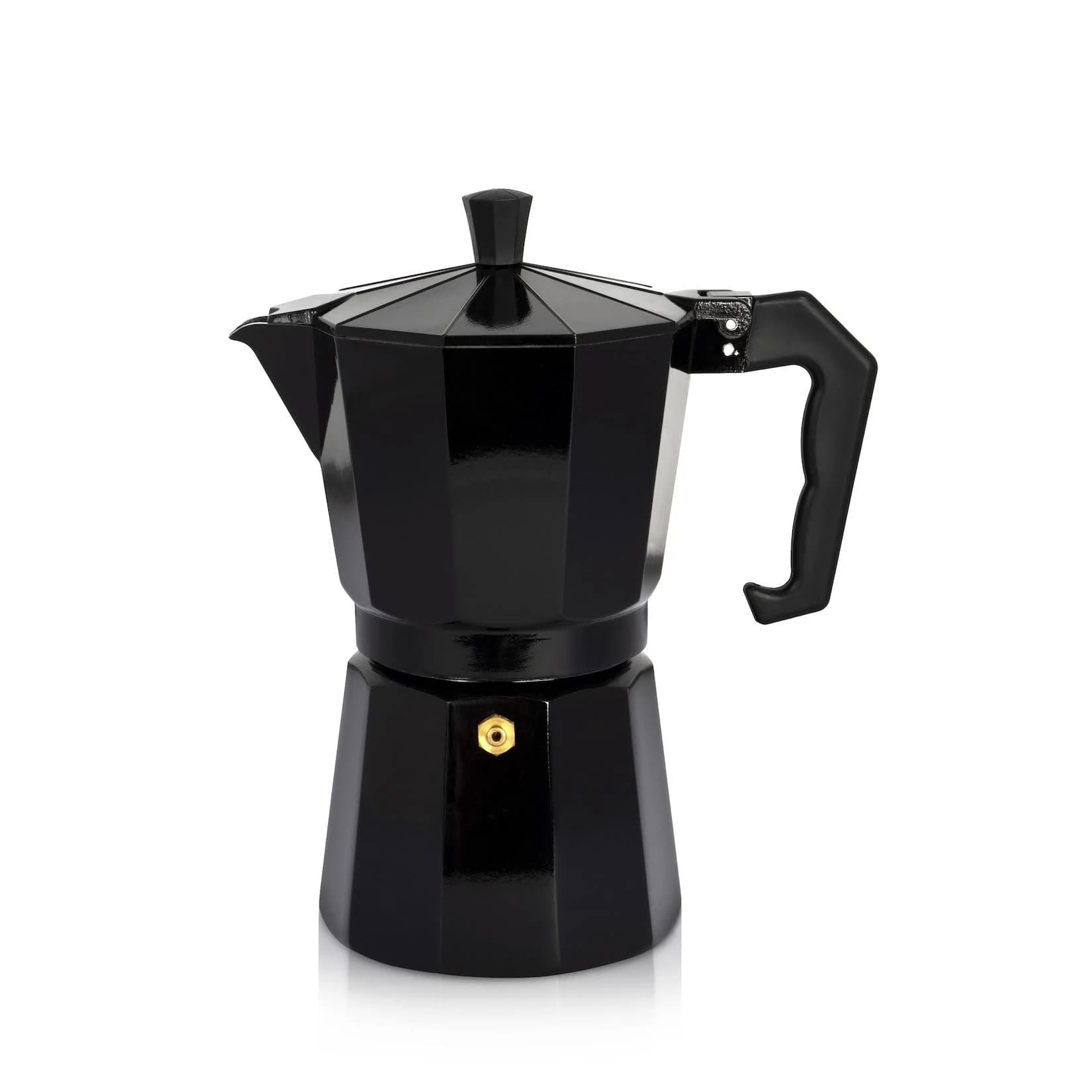 Espressokocher Italiano 3 Tassen Schwarz
