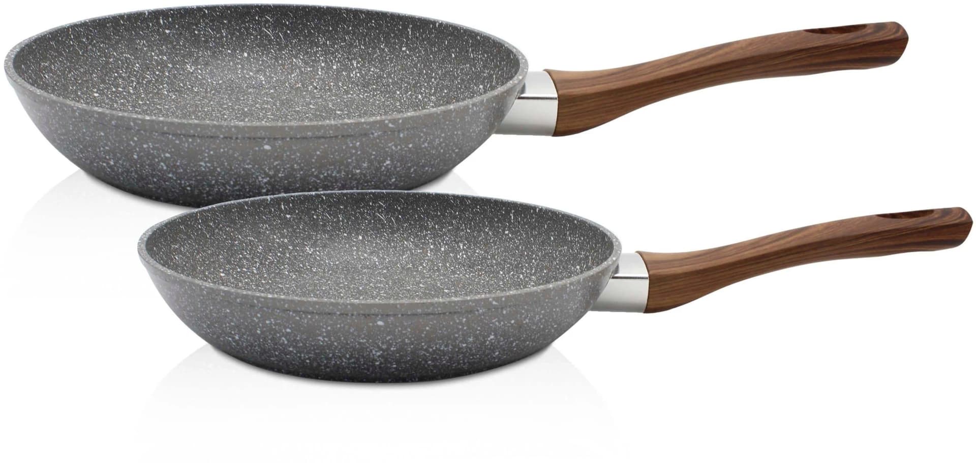 Pfannen-Set KRÜGER Nevada grau Antihaft Induktion 24/28 cm - Bild 2