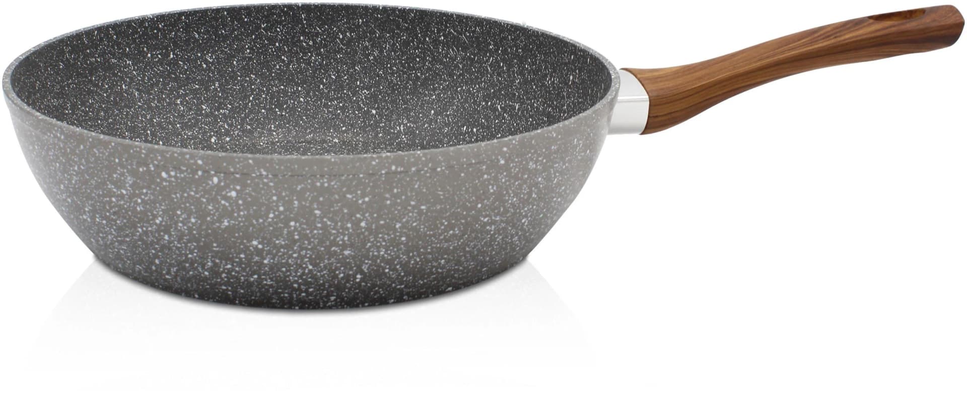 Bratpfanne KRÜGER Nevada grau Antihaftbeschichtung 24 cm