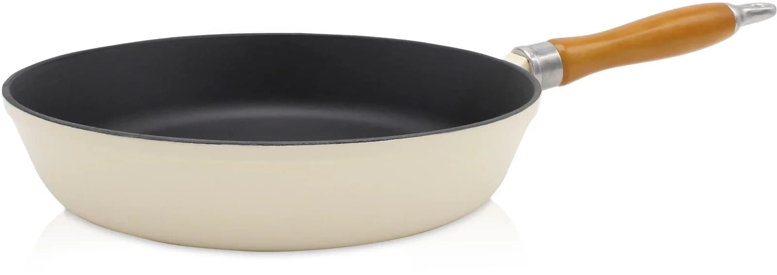 Bratpfanne KRÜGER Einsenguss Pfanne SAVANNA Beige