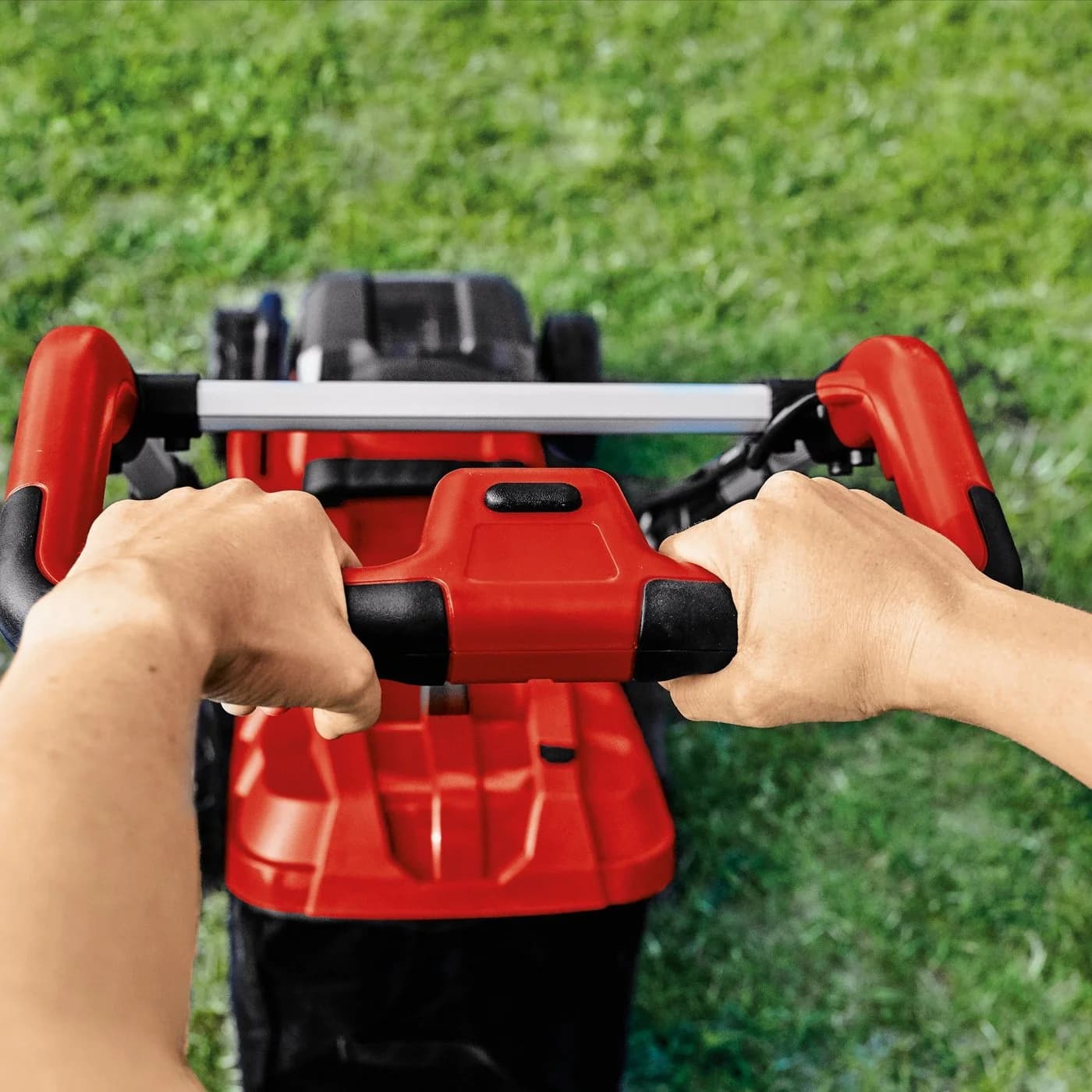 Einhell GE-CM 36/34-1 Li-Solo Akkurasenmäher Rot