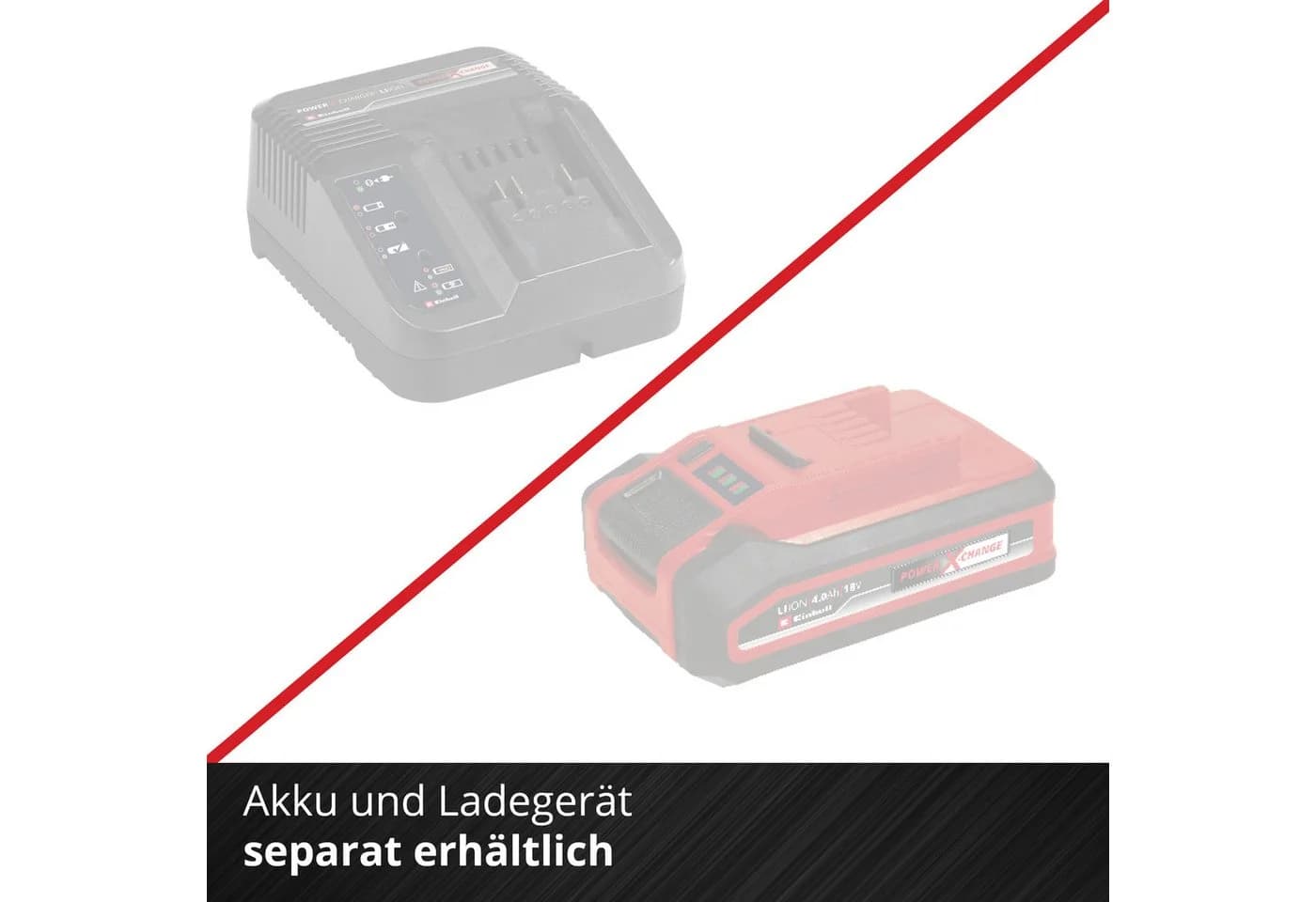 Einhell Akku-Stab-Heckenschere GC-HH 18/45 Li T-Solo Rot - Bild 5
