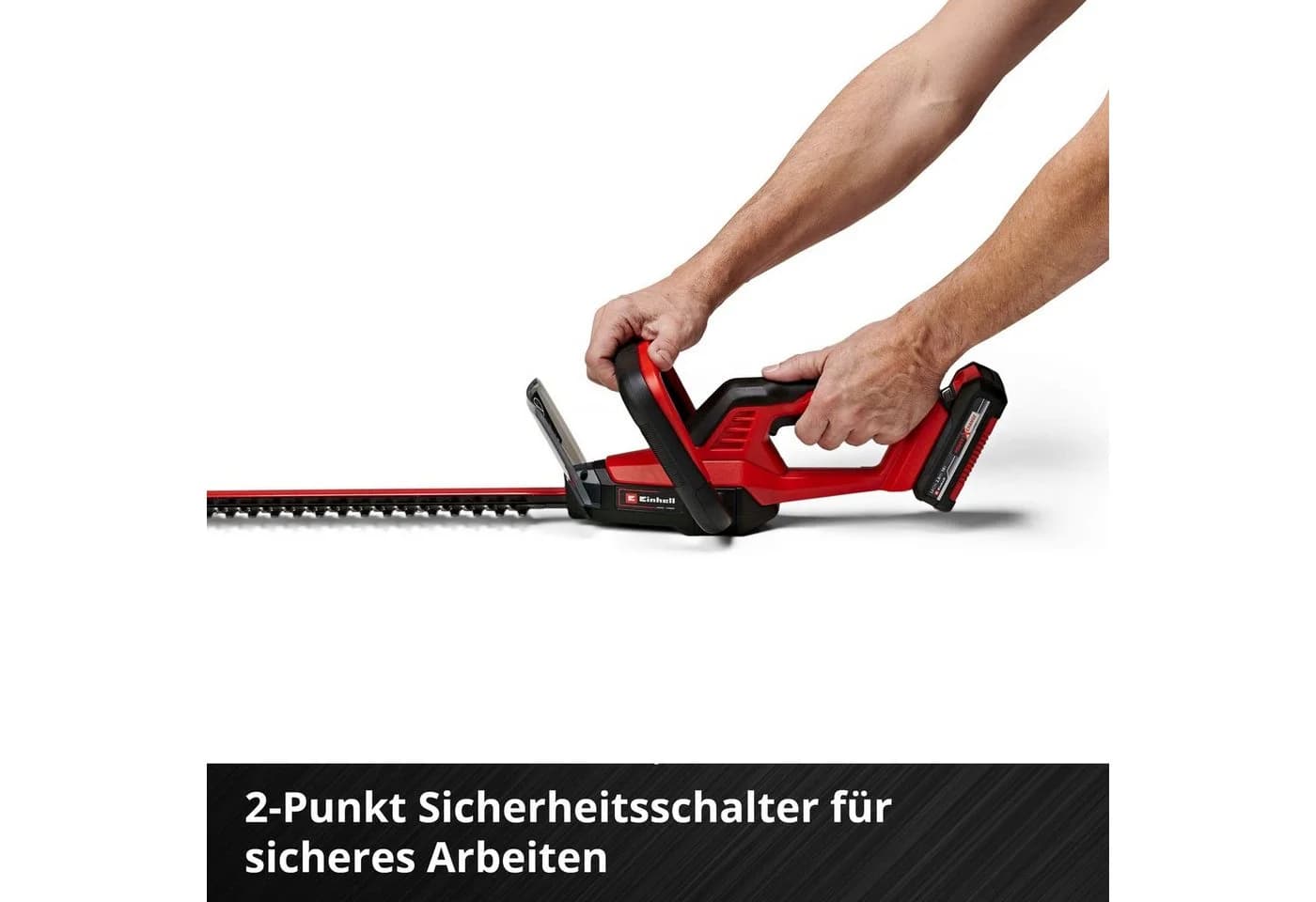 Einhell Akku-Heckenschere GC-CH 18/40 Li Solo Rot - Bild 5