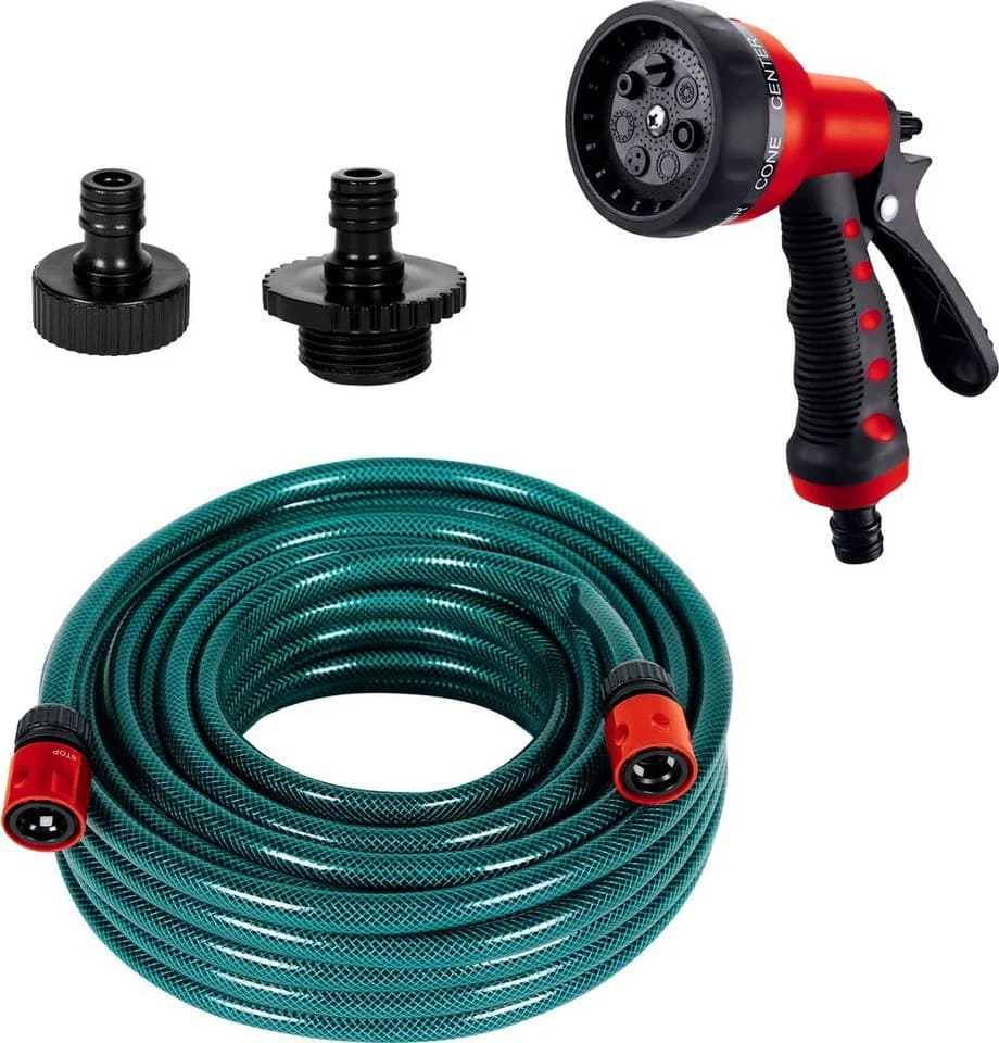 Einhell Pumpenschlauch Set 20m mit Adapter und Spritzpistole - Bild 2