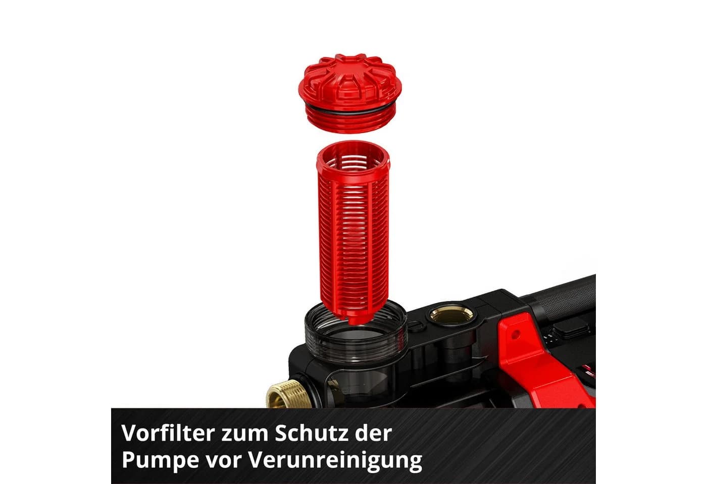 Einhell AQUINNA 18/30 F LED Akku-Gartenpumpe 3000 l/h Power X-Change Rot - Bild 3