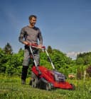 Einhell Akku-Rasenmäher RASARRO 36/36 Rot mit 2x Akku Bild 1