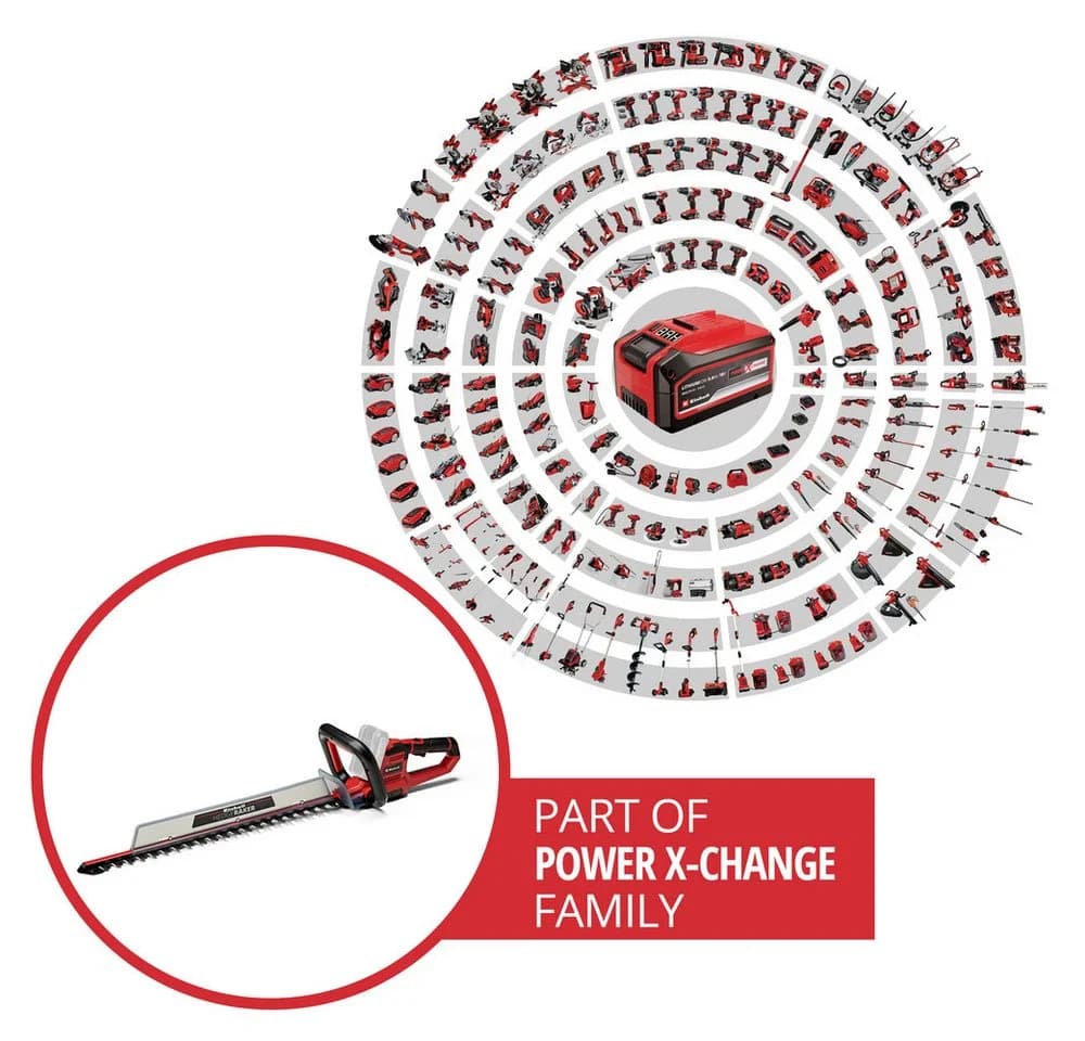 Einhell GE-CH 18/60 Li Akku-Heckenschere 18V 60cm Starter-Kit - Bild 5