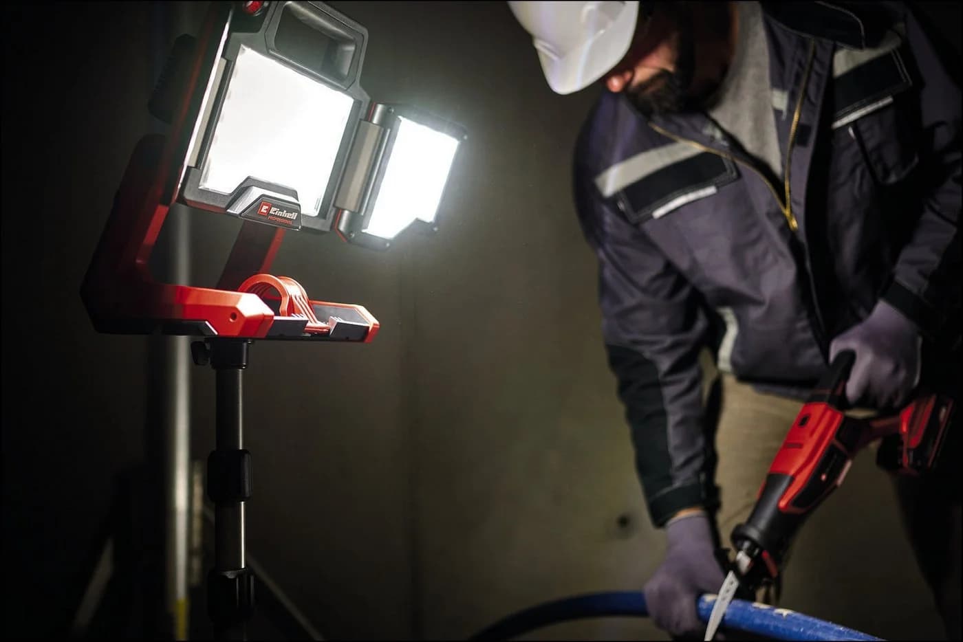 Einhell LED Arbeitsleuchte TP-CL 18/3000 Li Set - Solo mit Stativ - Bild 4