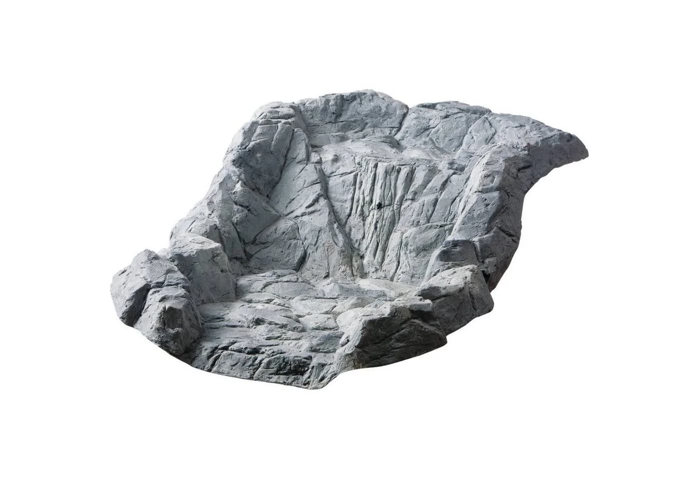 Heissner Bachlaufschale Wasserfallstufe Felsgrau