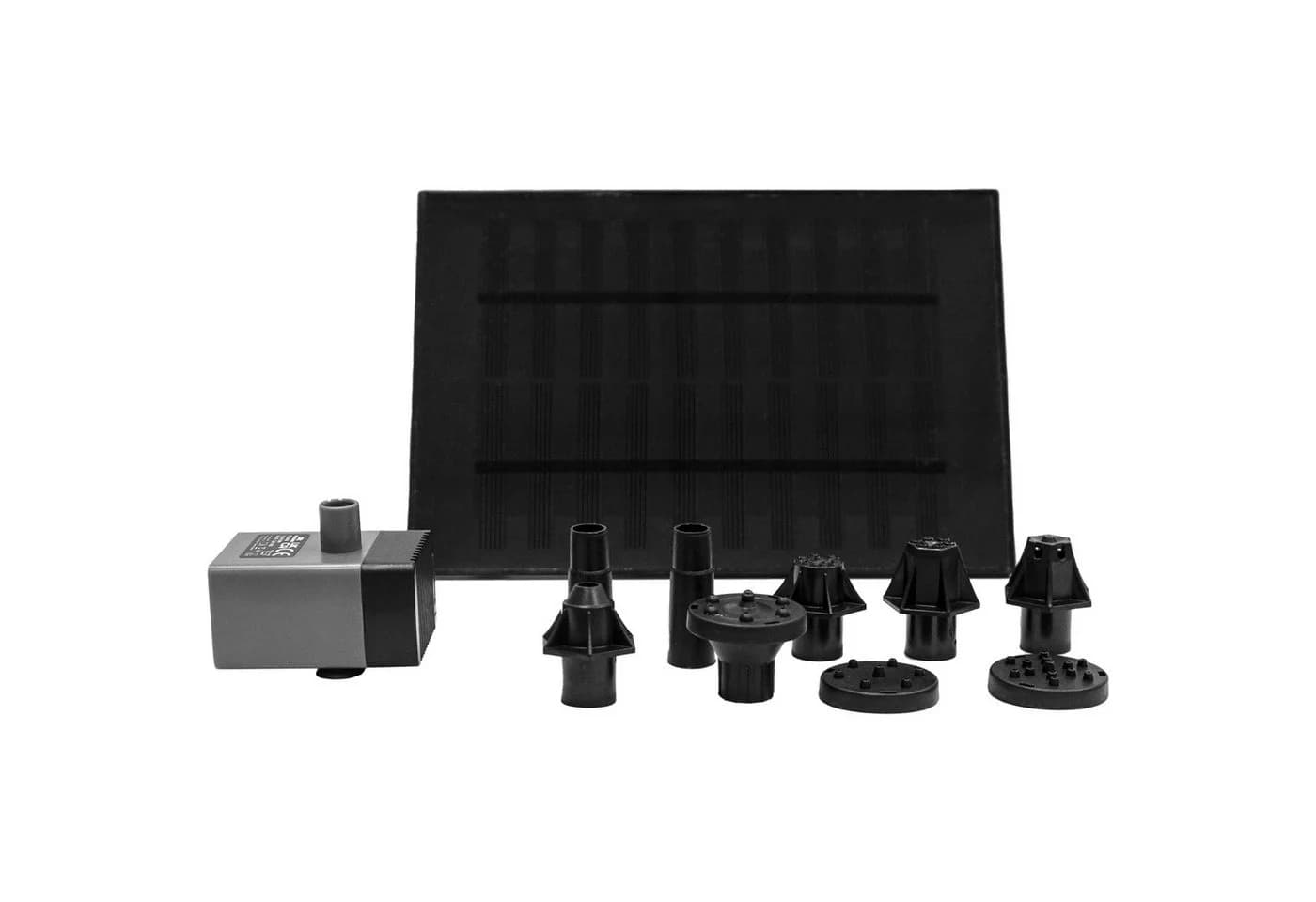 Heissner SOLAR Wasserspielpumpen-Set 250 l/h Grau