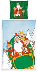 Wendebettwäsche Weihnachtsmann & Co. KG Flanell 2-teilig Bunt Bild 2