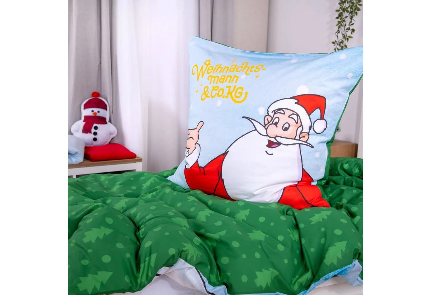 Wendebettwäsche Weihnachtsmann & Co. KG Flanell 2-teilig Bunt - Bild 5