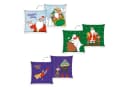 Dekokissen-Set Weihnachtsmann & Co. KG 'Nordpol-Helden' Bunt Mikrofaser Bild 2