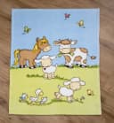 Herding Baby Kuscheldecke Bauernhoftiere Flausch Microfaser Bild 1