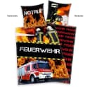 Herding's Young Collection Kinderbettwäsche Feuerwehrmann Sam Rot Schwarz Bild 1