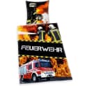 Herding's Young Collection Kinderbettwäsche Feuerwehrmann Sam Rot Schwarz Bild 3