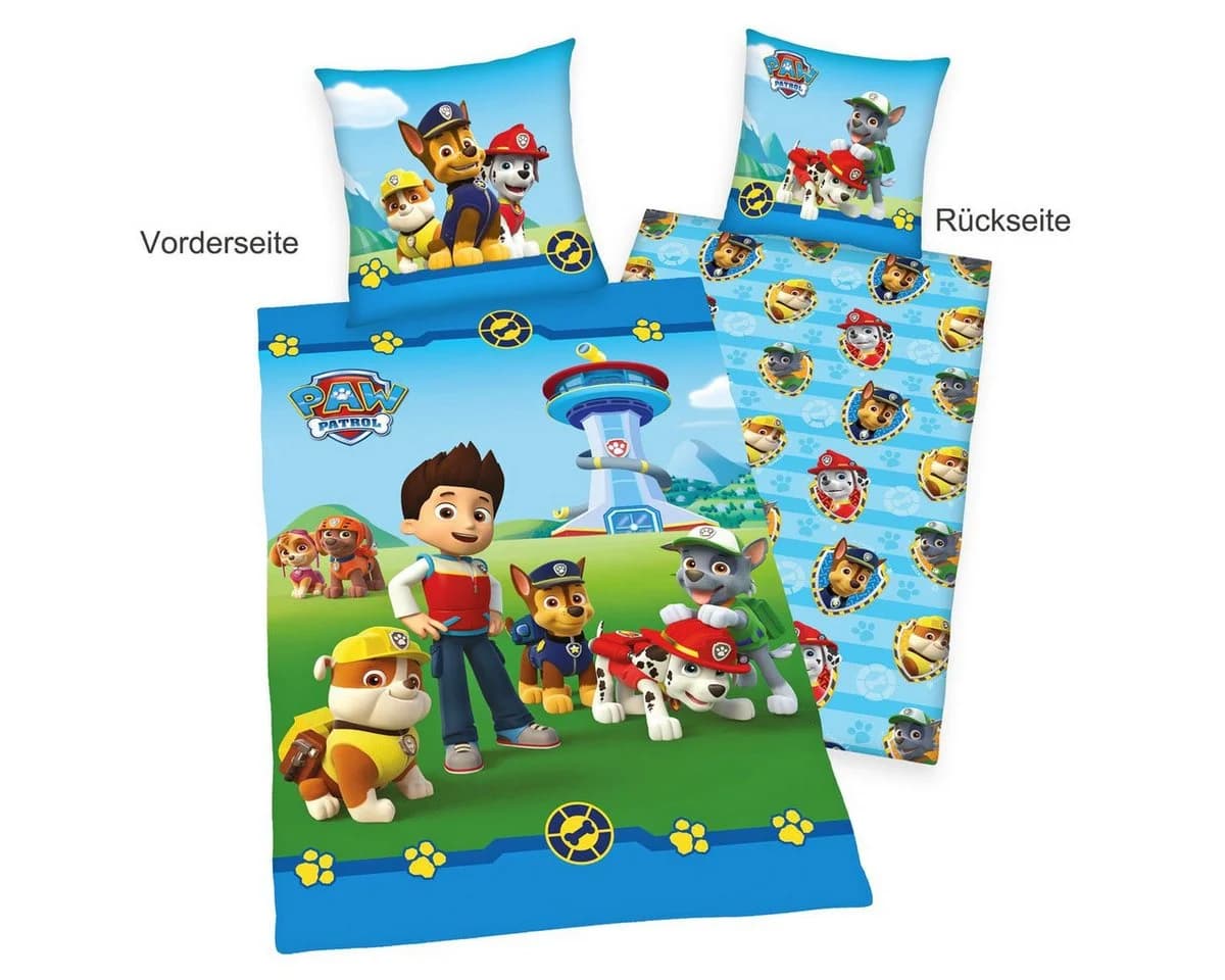 Herding Kinderbettwäsche 135x200cm Paw Patrol Hunde Superhelden - Bild 3