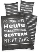 Herding's Young Collection Jugendbettwäsche Müde Grau Wendebettwäsche Bild 1