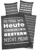 Herding's Young Collection Jugendbettwäsche Müde Grau Wendebettwäsche Bild 2