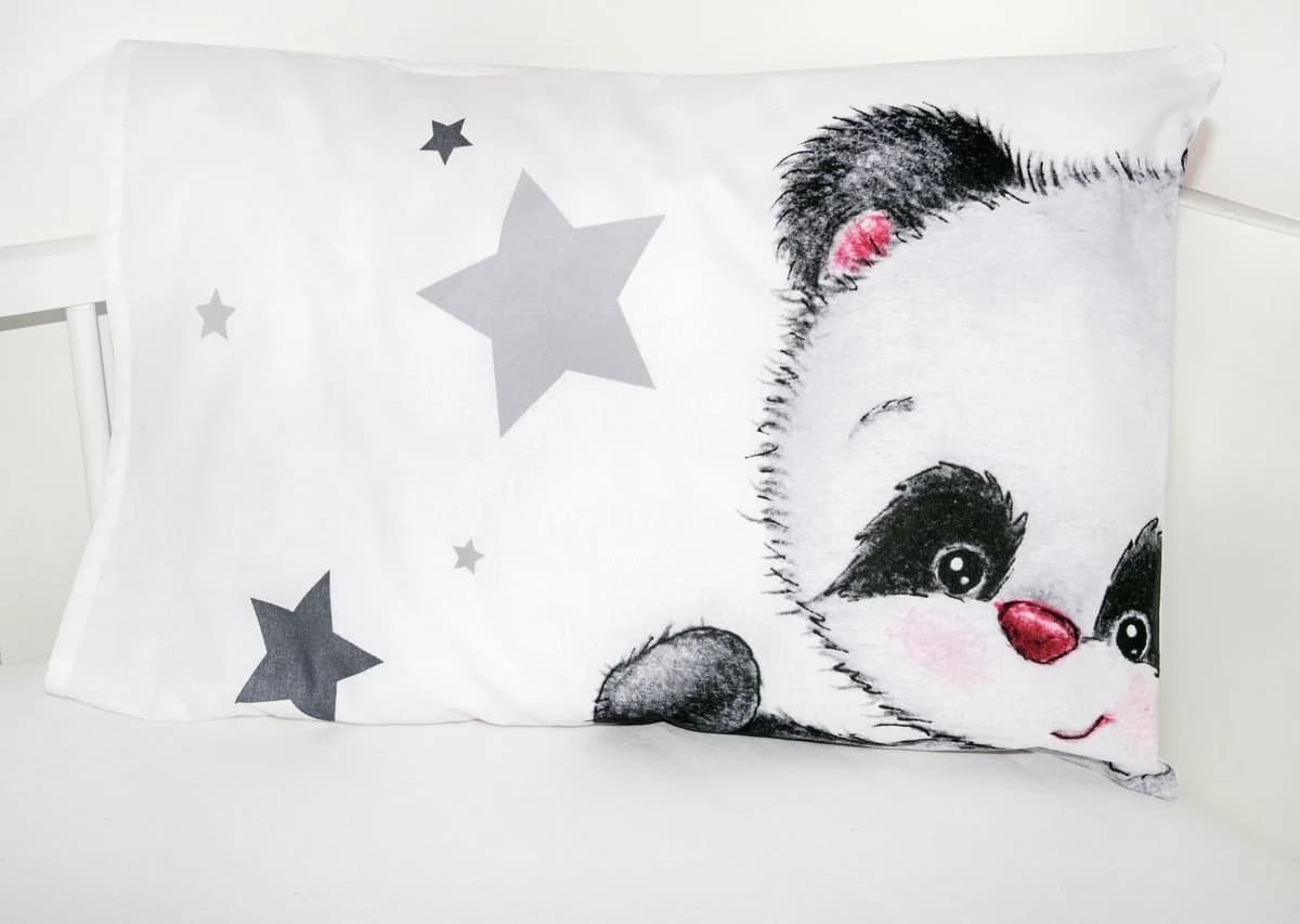 Herding Babybettwäsche 100x135cm Pandabär Sterne Wendebettwäsche - Bild 4
