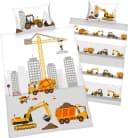Baby Best Babybettwäsche Baustelle Bunt Flanell Bild 1