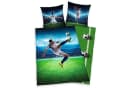 Herding's Young Collection Kinderbettwäsche Fußballschuss Grün Bild 2