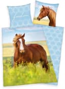 Herding Young Collection Kinderbettwäsche Freedom Renforcé 2-teilig Blau/Grün Bild 1