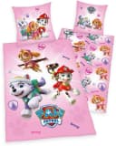PAW PATROL Kinderbettwäsche Rosa 135x200cm Baumwolle Wendebettwäsche Bild 1