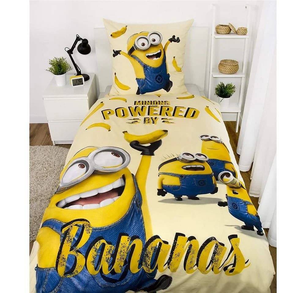 Herding Minions Bettwäsche 80x80 + 135x200 cm Baumwolle - Bild 3
