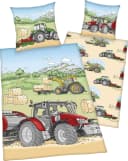 Herding Young Collection Kinderbettwäsche Traktor Bunt Flanell Bild 2