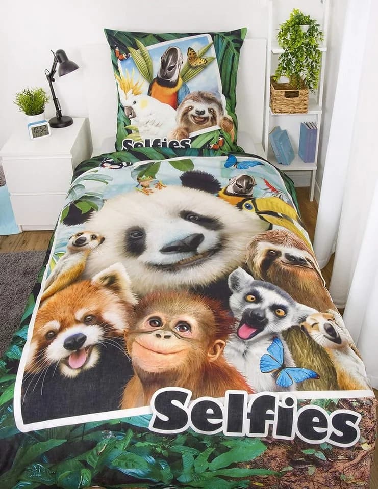Herding Wendebettwäsche Selfies Jungle-tiere Dschungel 100% Baumwolle - Bild 5