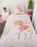 BABY BEST Babybettwäsche Little Fairy Rosa Flanell Bild 3