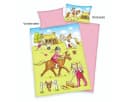Herding Babybettwäsche Ponyhof Rosa 2-teilig Baumwolle Bild 3