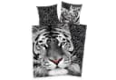 Herding Bettwäsche Set Weißer Tiger 135x200cm 100% Baumwolle Bild 2