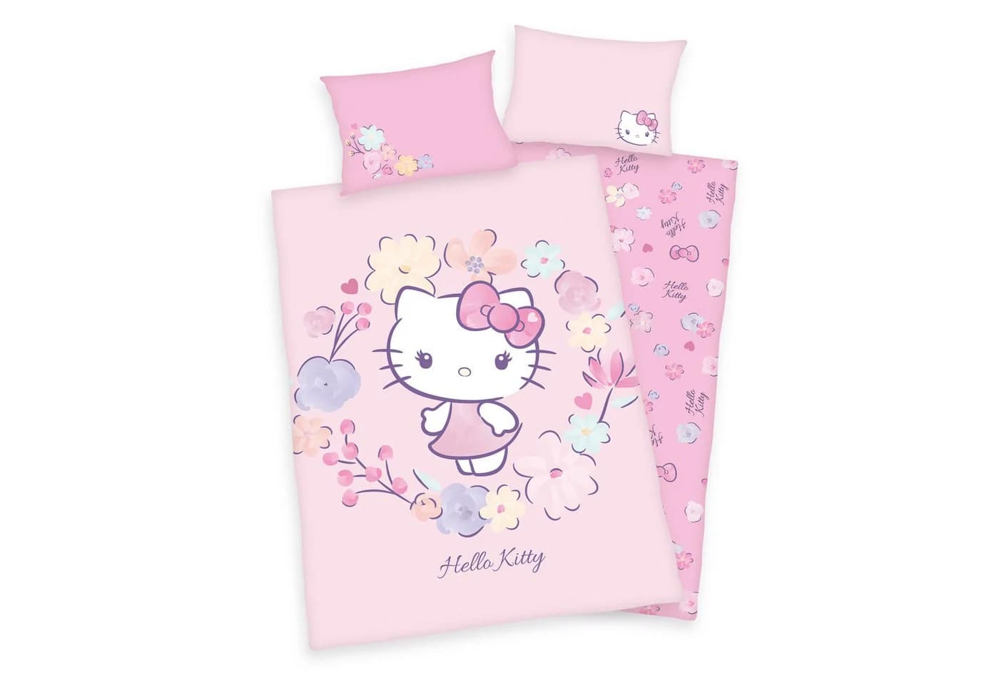 Herding Young Collection Babybettwäsche Hello Kitty BIO 100x135 cm