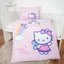 Herding Babybettwäsche Hello Kitty Einhorn Rosa Wendebettwäsche Bild 1