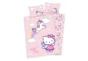 Herding Babybettwäsche Hello Kitty Einhorn Rosa Wendebettwäsche Bild 2