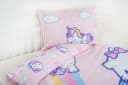 Herding Babybettwäsche Hello Kitty Einhorn Rosa Wendebettwäsche Bild 3
