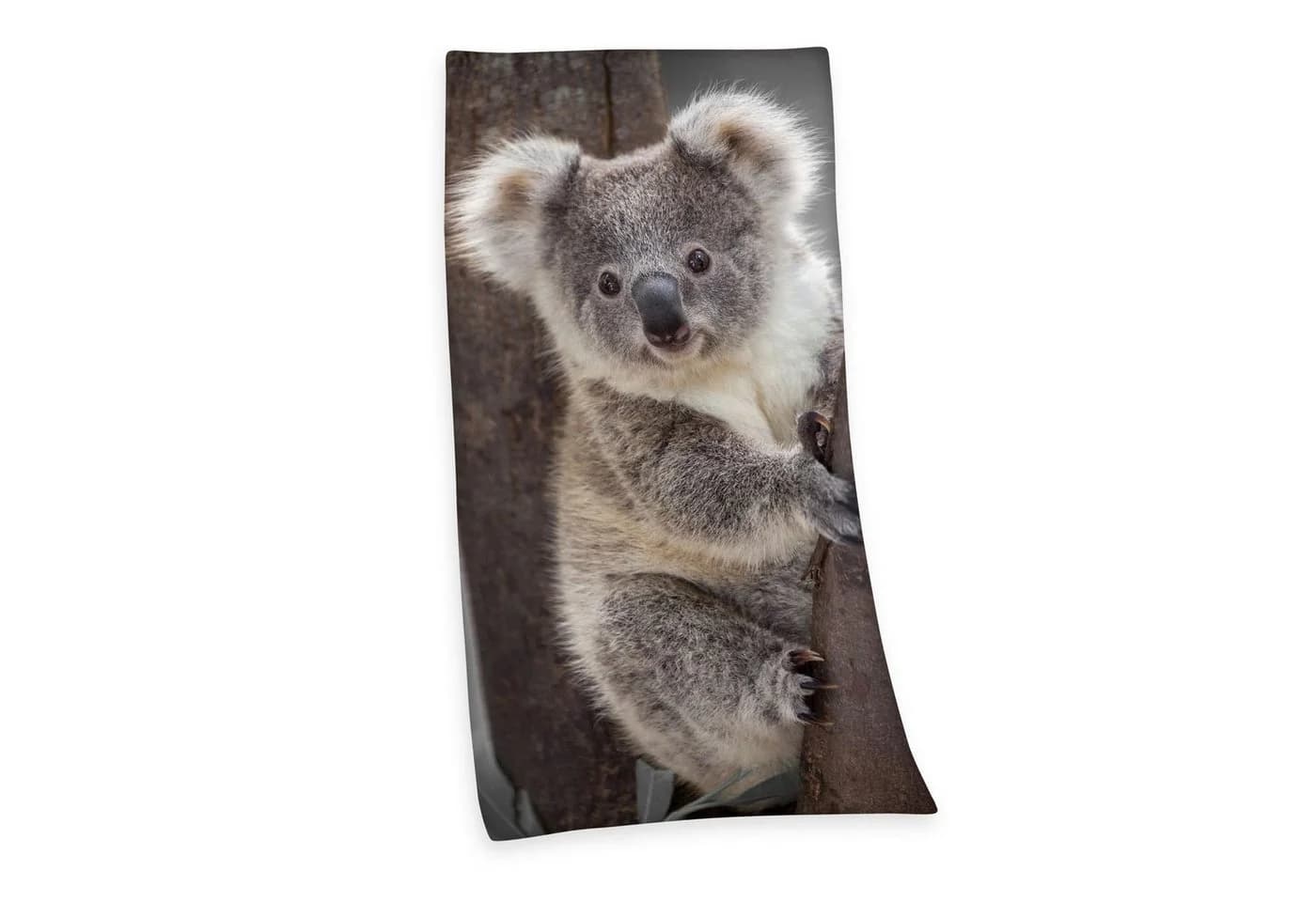 Flauschiges Handtuch mit Koala-Print - Bild 2