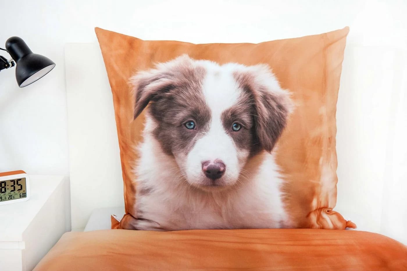 Herding Kinderbettwäsche Set 135x200 cm 100% Baumwolle Hund Welpe - Bild 3