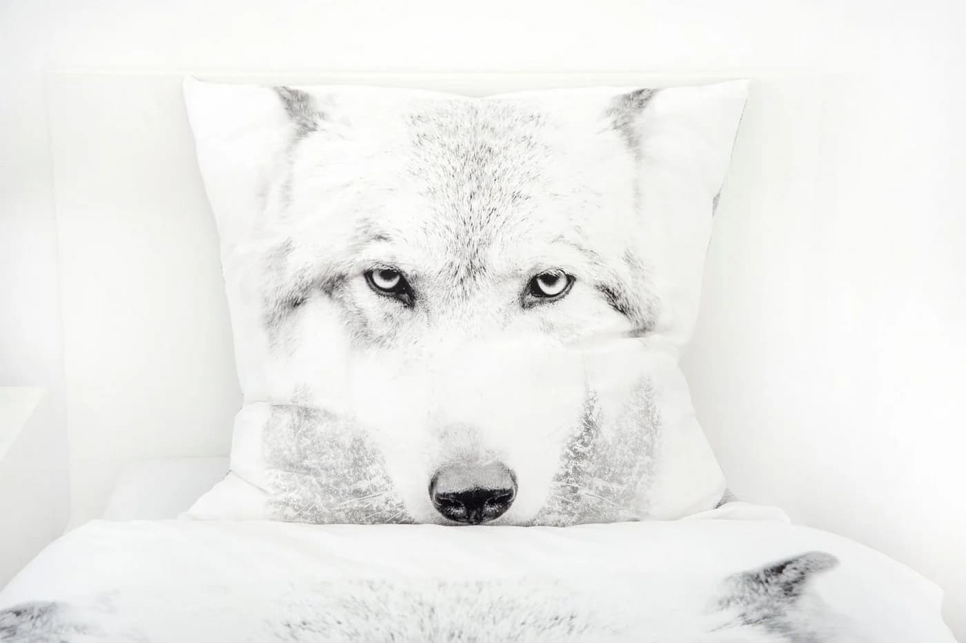 Herding Kinderbettwäsche Flanell Bettwäsche Set mit Wolf 135 x 200 cm - Bild 3