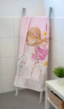 HERDING Young Collection Badetuch Little Fairy Rosa Velours Bild 1
