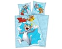 Herding Kinderbettwäsche Tom & Jerry 135x200cm Renforcé Blau Bild 2