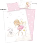 BABY BEST Babybettwäsche Little Fairy Rosa Flanell Bild 2