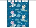 Peppa Pig Vorhang Glow in the Dark Blau 140x160cm Bild 2