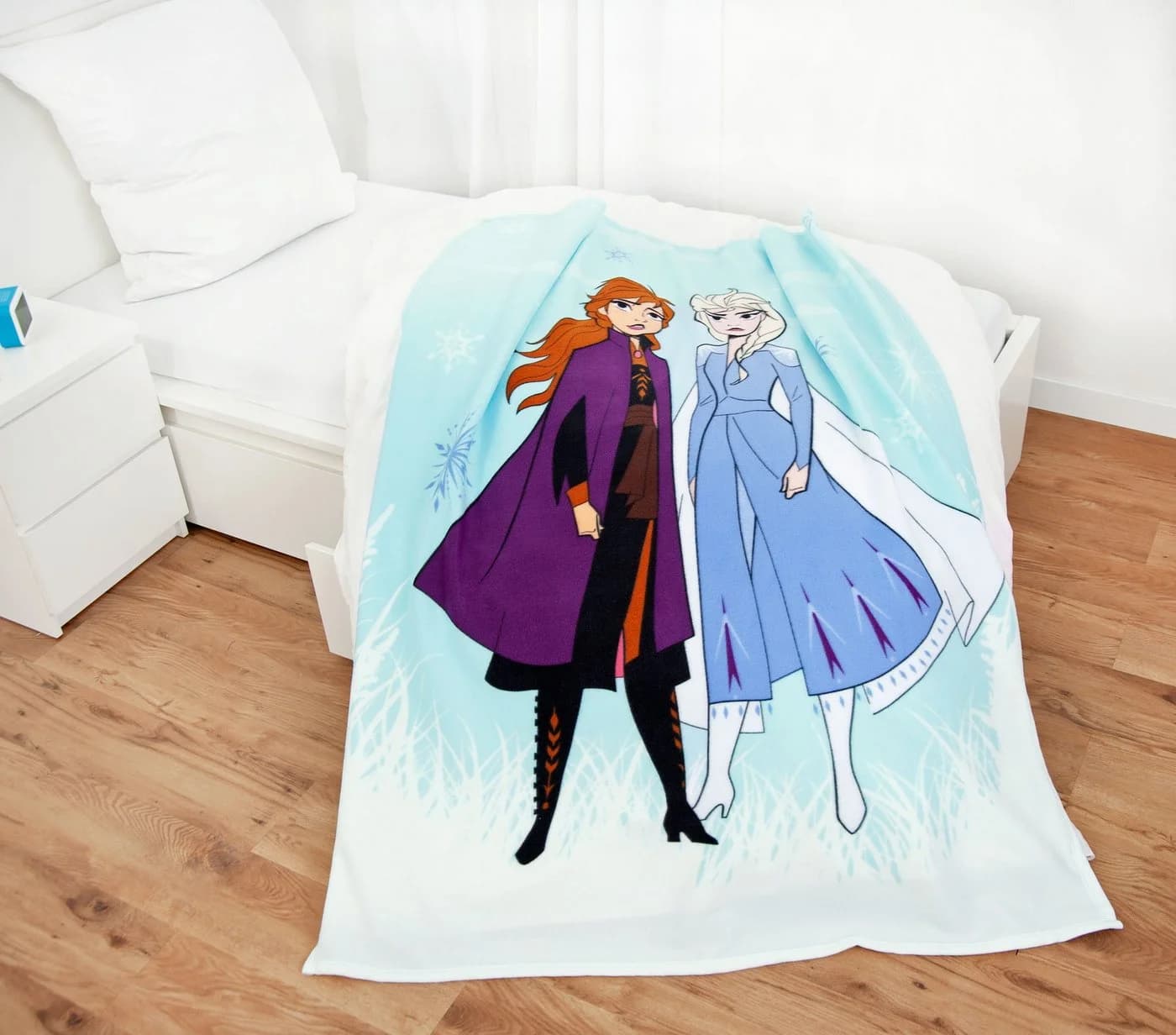 Disney Kinderdecke Eiskönigin Fleecedecke Bunt 130x160cm