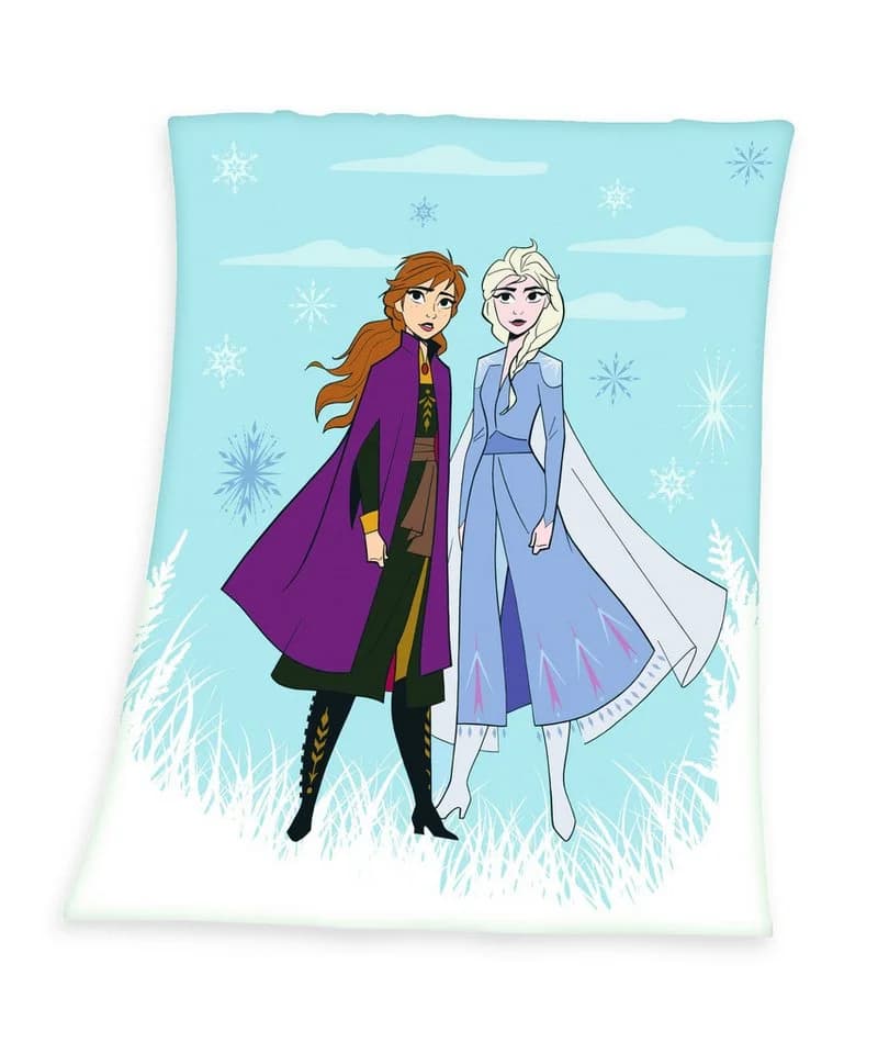 Disney Kinderdecke Eiskönigin Fleecedecke Bunt 130x160cm - Bild 2